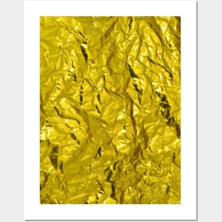 glamour 010 gold colors Foil Posters and Art